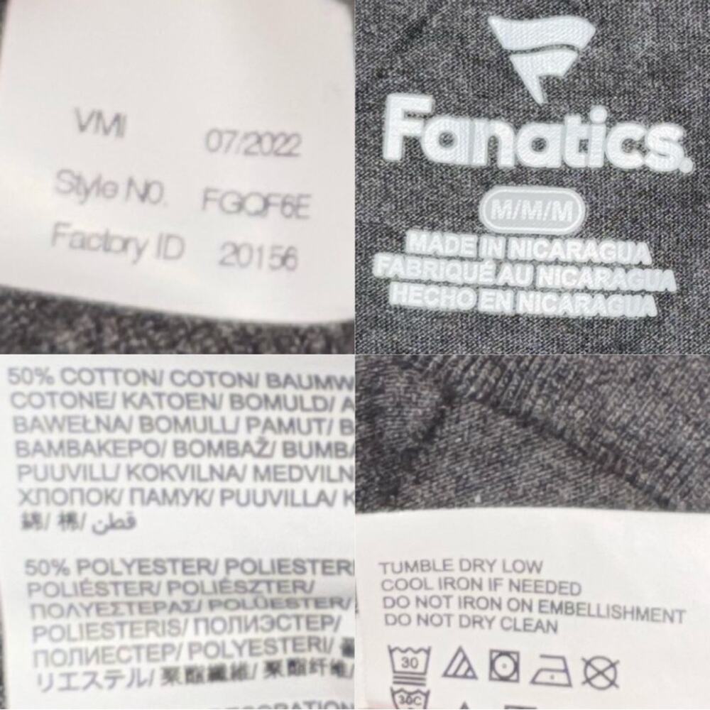 Fanatics LA Dodgers Graphic T-shirt Women's Size Medium Classic Relaxed fit Gray - Picture 2 of 16
